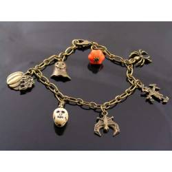 Halloween Charm Collection Bracelet