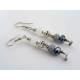 Skull and Crystal Earrings