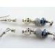 Skull and Crystal Earrings