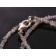 Rough Diamond Necklace with Iolite