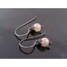 Grey Moonstone Earrings