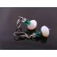 Opalite and Crystal Earrings