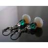 Opalite and Crystal Earrings