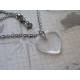 Minimalistic Heart Necklace, Gift Idea