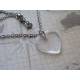 Minimalistic Heart Necklace, Gift Idea