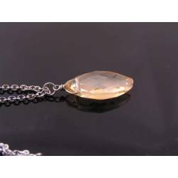 Champagne Crystal Necklace