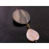 Mother-of-Pearl Shell Brooch