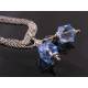 Blue Cube Necklace