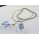 Blue Cube Necklace