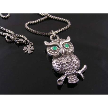 Substantial Owl Necklace