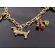 Octoberfest Bracelet, Charm Bracelet, German Beer Stein and Lederhosen Charm