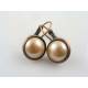 Copper Pearl Earrings, Ear Cuffs