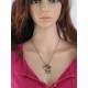 Dolphin Necklace with Aquamarine, Iolite, Blue Topaz