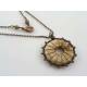 Desert Jasper Eternity Pendant Necklace