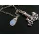 Lighthouse and Moonstone Necklace