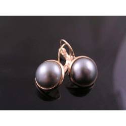 Grey Pearl Earrings