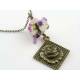 Rambling Rose Gemstone Necklace