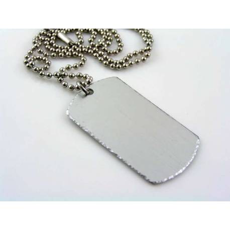 Rustic Dog Tag Necklace, Personalised