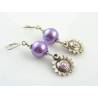 Lilac Pearl Earrings