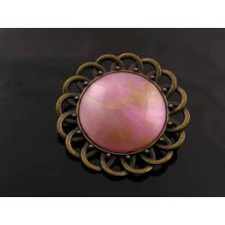 Shimmering Pink Brooch