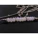 Hammered Moon, Moonstone Necklace