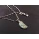 Amazing Crescent Moon Labradorite Necklace
