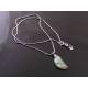 Amazing Crescent Moon Labradorite Necklace