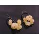 Honey Jade Pom-Pom Earrings