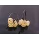 Honey Jade Pom-Pom Earrings