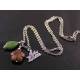 Australian Necklace with Sydney Opera Charm and Australian Gemstones