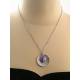 Traveler's Prayer Pendant and Cape Amethyst Necklace