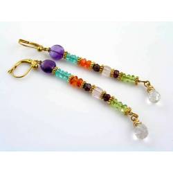 Rainbow Gemstone Earrings