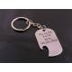 Cute Dog Tag Key Ring, Personalized