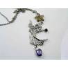 Large Fairy Necklace, Gemstones and Crystal