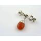 Cute Bow Brooch with Sunstone