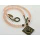 Tea Rose Chalcedony Necklace