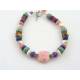 South Western Style Gemstone and Sterling Bracelet