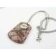 Rhodonite and Dragonfly Necklace