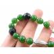 Canada Green Jade and Onyx Bracelet