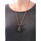 Huge Smokey Quartz and Copper Necklace