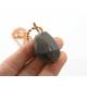 Huge Smokey Quartz and Copper Necklace