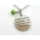 Pet Loss Mourning Necklace with Birthstone