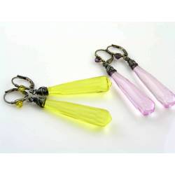 Yellow Earrings are available upon request