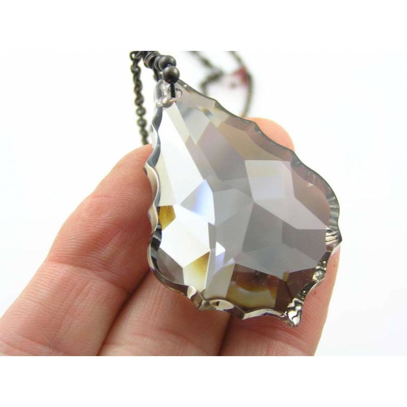 Large crystal clearance pendant necklace