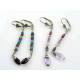 Gemstone Rondelle Earrings, made with Stainless Steel
