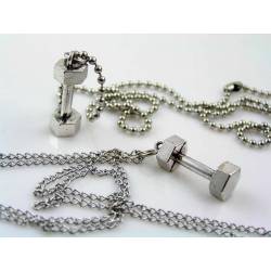 Dumbbell Necklace, Weight Lifter