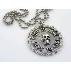 Ride to Live, Live to Ride - Biker Necklace