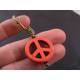 Peace Sign Key Chain, Gift Idea