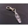 Zipper Pull - Skeleton in Coffin, Great Biker Gift