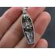 Zipper Pull - Skeleton in Coffin, Great Biker Gift